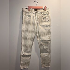 Citizens of Humanity white striped jeans